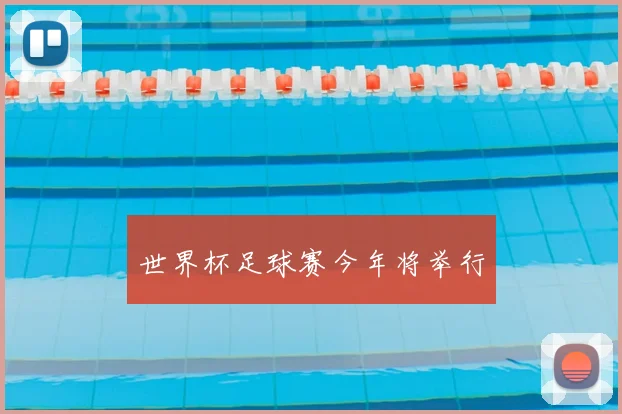 世界杯足球赛今年将举行